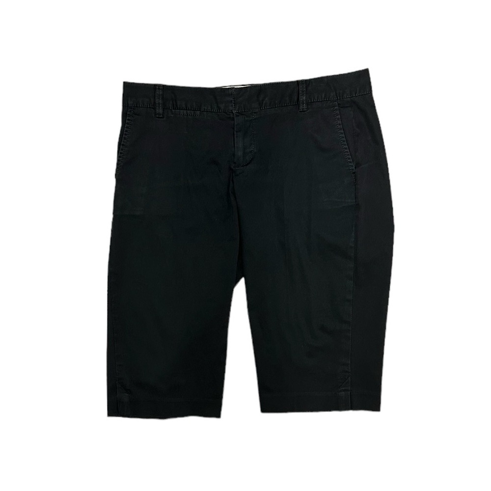 GAP Cropped Bermuda Straight Shorts Size 6 Dark Blue